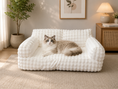 Load image into Gallery viewer, Tail Furniture Ivory Cloud Sofa Pet Bed™ – Ultra Plush Calming Dog & Cat Bed
