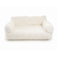 Load image into Gallery viewer, Tail Furniture Ivory Cloud Sofa Pet Bed™ – Ultra Plush Calming Dog & Cat Bed
