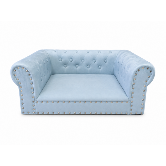 Tail Furniture Chesterfield Luxe Pet Sofa Bed – Plush Orthopedic Dog & Cat Couch
