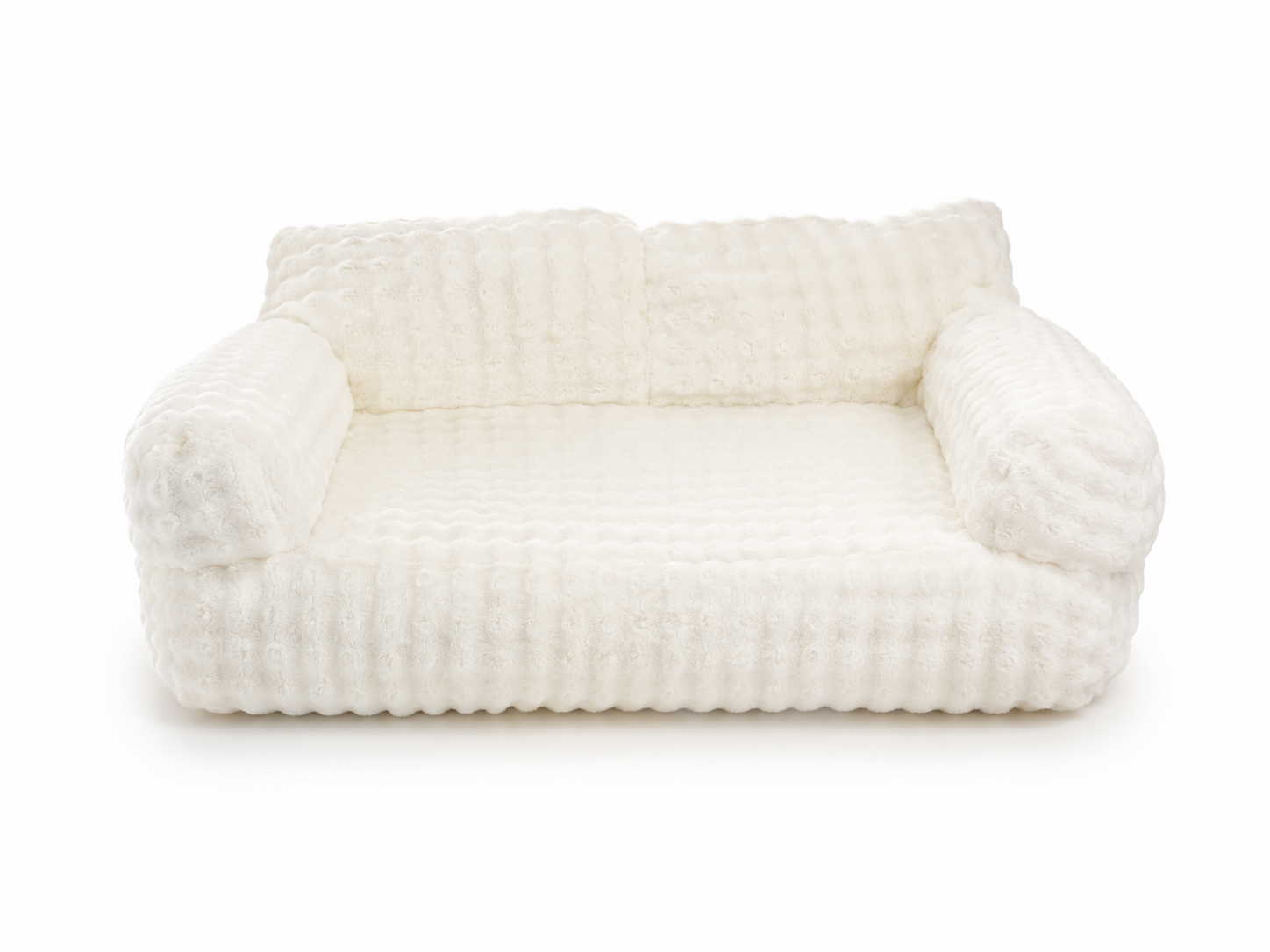 Tail Furniture Ivory Cloud Sofa Pet Bed™ – Ultra Plush Calming Dog & Cat Bed In-Stock: Ready to Ship