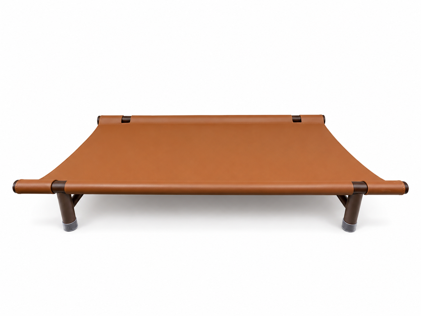Tail Furniture Tail Furniture™ Luxe Leather Elevated Pet Cot Bed – Modern Cooling Dog & Cat Lounge In-stock: Ready to ship