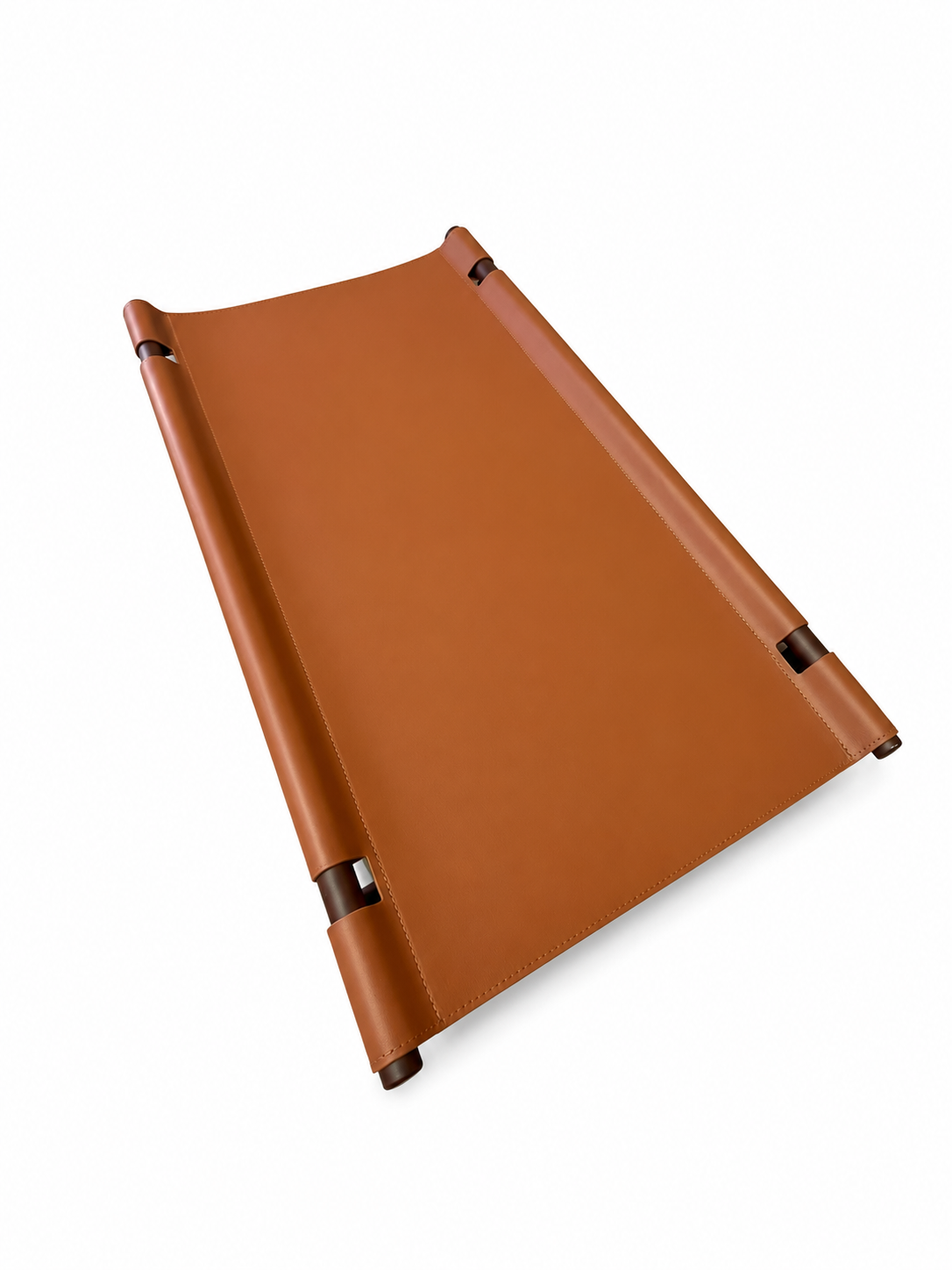 Tail Furniture Tail Furniture™ Luxe Leather Elevated Pet Cot Bed – Modern Cooling Dog & Cat Lounge