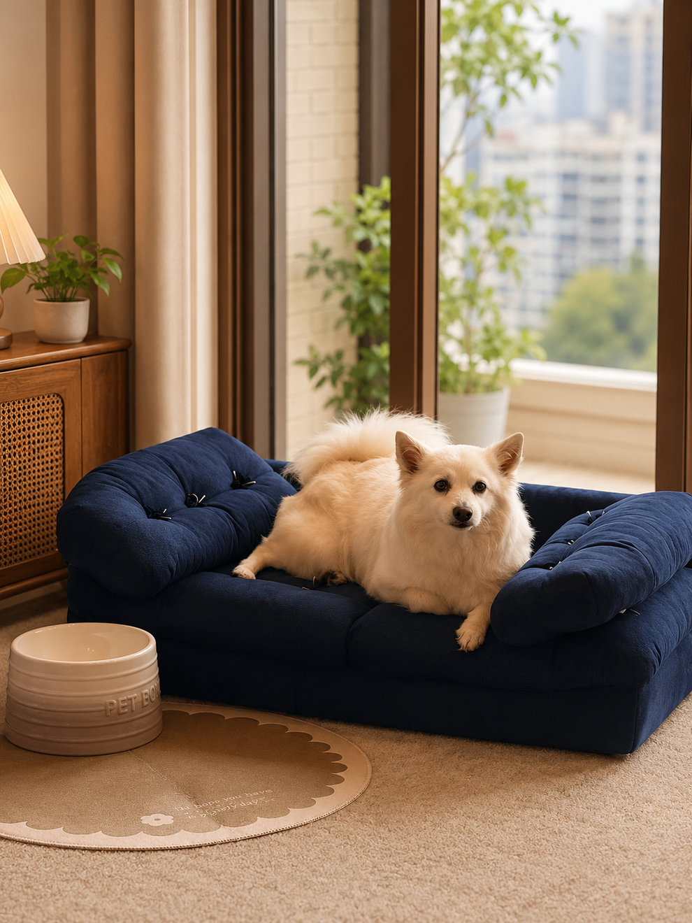 Tail Furniture Luxury Plush Pet Sofa Bed
