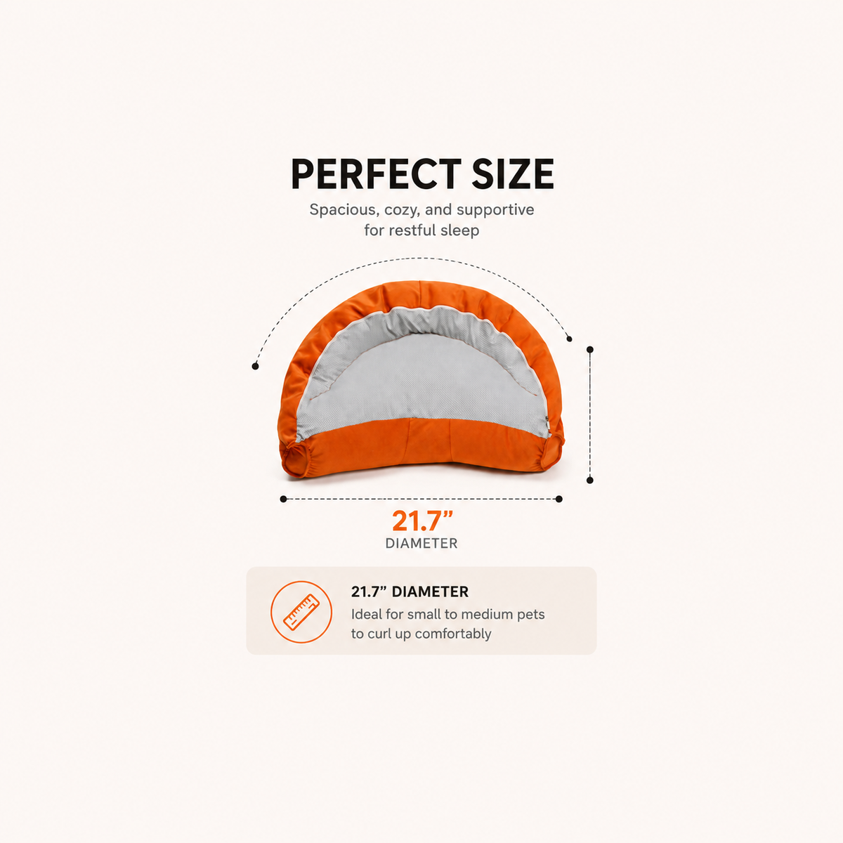 Tail Furniture CozyNest Orthopedic Pet Sofa Bed