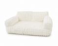 Load image into Gallery viewer, Tail Furniture Ivory Cloud Sofa Pet Bed™ – Ultra Plush Calming Dog & Cat Bed
