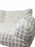 Load image into Gallery viewer, Tail Furniture Ivory Cloud Sofa Pet Bed™ – Ultra Plush Calming Dog & Cat Bed
