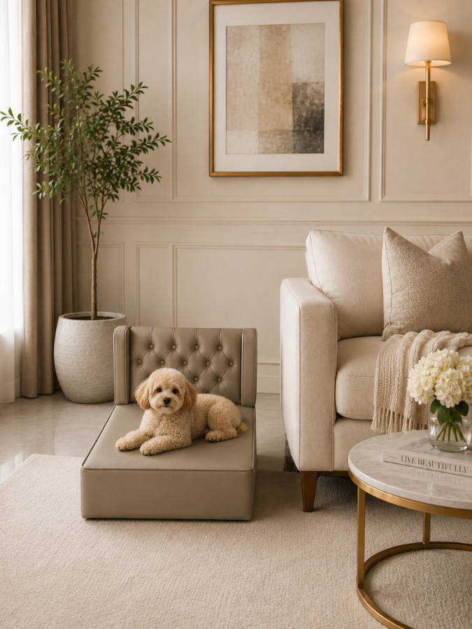 Tail Furniture Regal Lounge™ Luxury Pet Sofa Bed for Cats & Small Dogs
